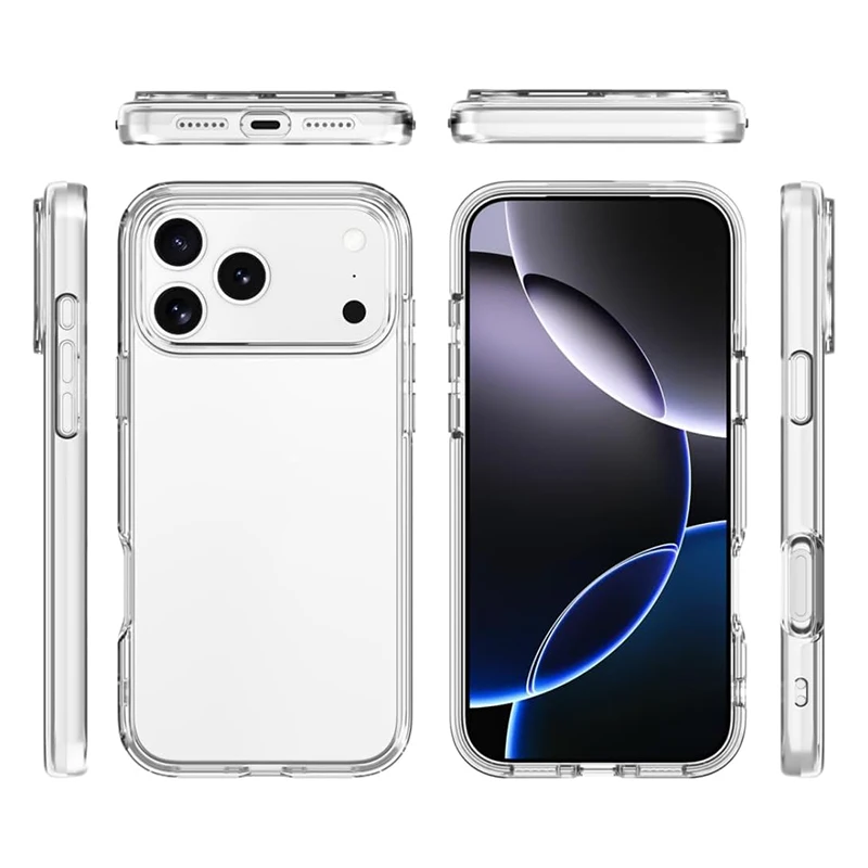 Funda transparente de silicona para iPhone 17, carcasa de aire, funda suave transparente de TPU para iPhone 17 Pro Max, funda ultrafina antihuellas - imagen 5