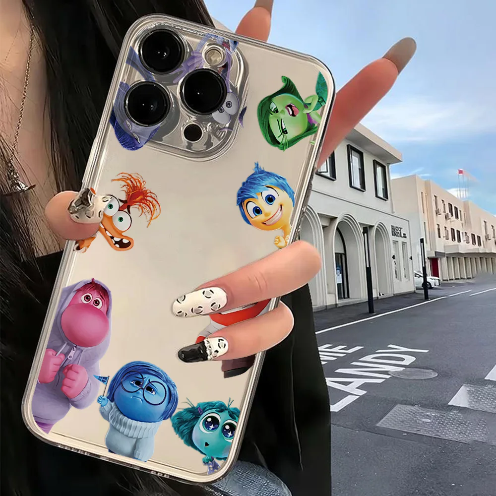 Funda de teléfono transparente con dibujos animados para iPhone, carcasa bonita para iPhone 16, 15, 14, 13, 12, 11, Mini Pro Max, X, XR, XSMax, 7, 8 Plus, SE20 - imagen 5