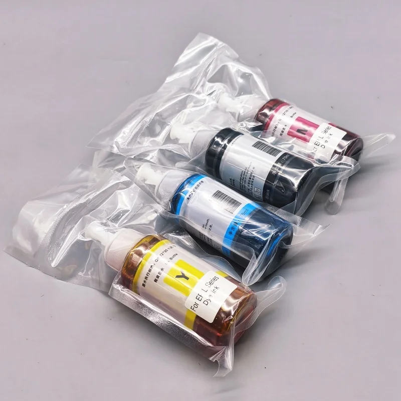 Kit de recarga de botellas de 70ml apto para impresora de inyección de tinta Epson EcoTank L3150 L3110 L3100 L3210 L3250 L1110 5190 - imagen 3