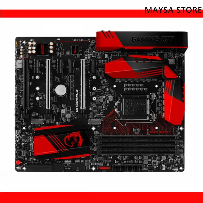 Para MSI Z170A GAMING M7 placa base LGA 1151 DDR4 placa base usada 100% probado completamente en funcionamiento