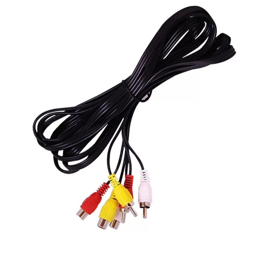 1,5 M 3 RCA macho a 3 RCA macho hembra conector compuesto Audio Video AV Cable de extensión Cables de enchufe - imagen 5
