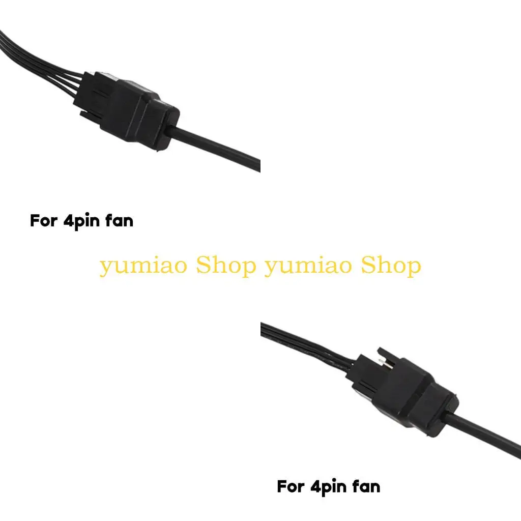 587B Cable alimentación alimentación ventilador USB a 4pin USB a 4pin Cable alimentación del ventilador 5V