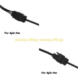 587B Cable alimentación alimentación ventilador USB a 4pin USB a 4pin Cable alimentación del ventilador 5V