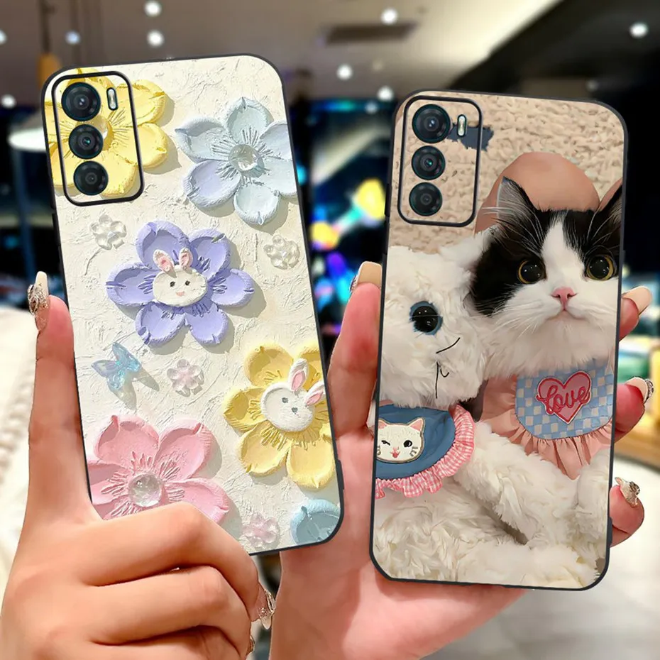 Nuevo diseño de funda de teléfono para Motorola Moto G42 G32, funda de TPU suave de silicona negra para MOTO G32 G42 4G, fundas para parachoques - imagen 2