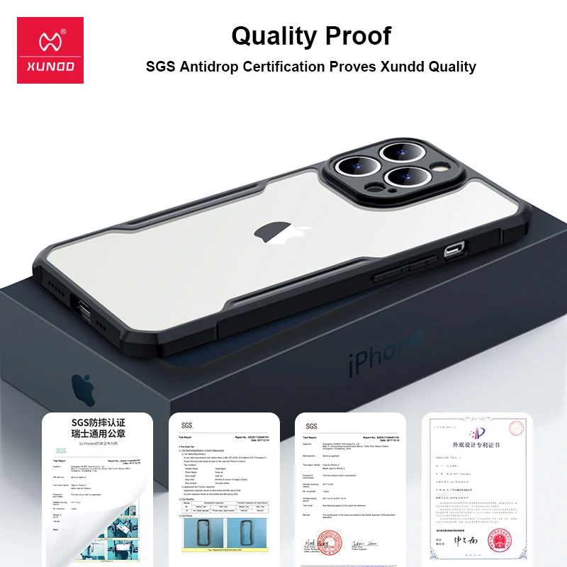 Funda Transparente iPhone 13 Pro Max – Antigolpes Xundd - imagen 5