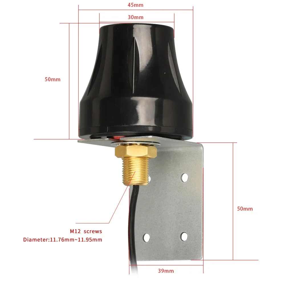 Antena impermeable para gabinete exterior con soporte, amplificador de señal de largo alcance, Cable SMA macho RG174 de 1m - imagen 4