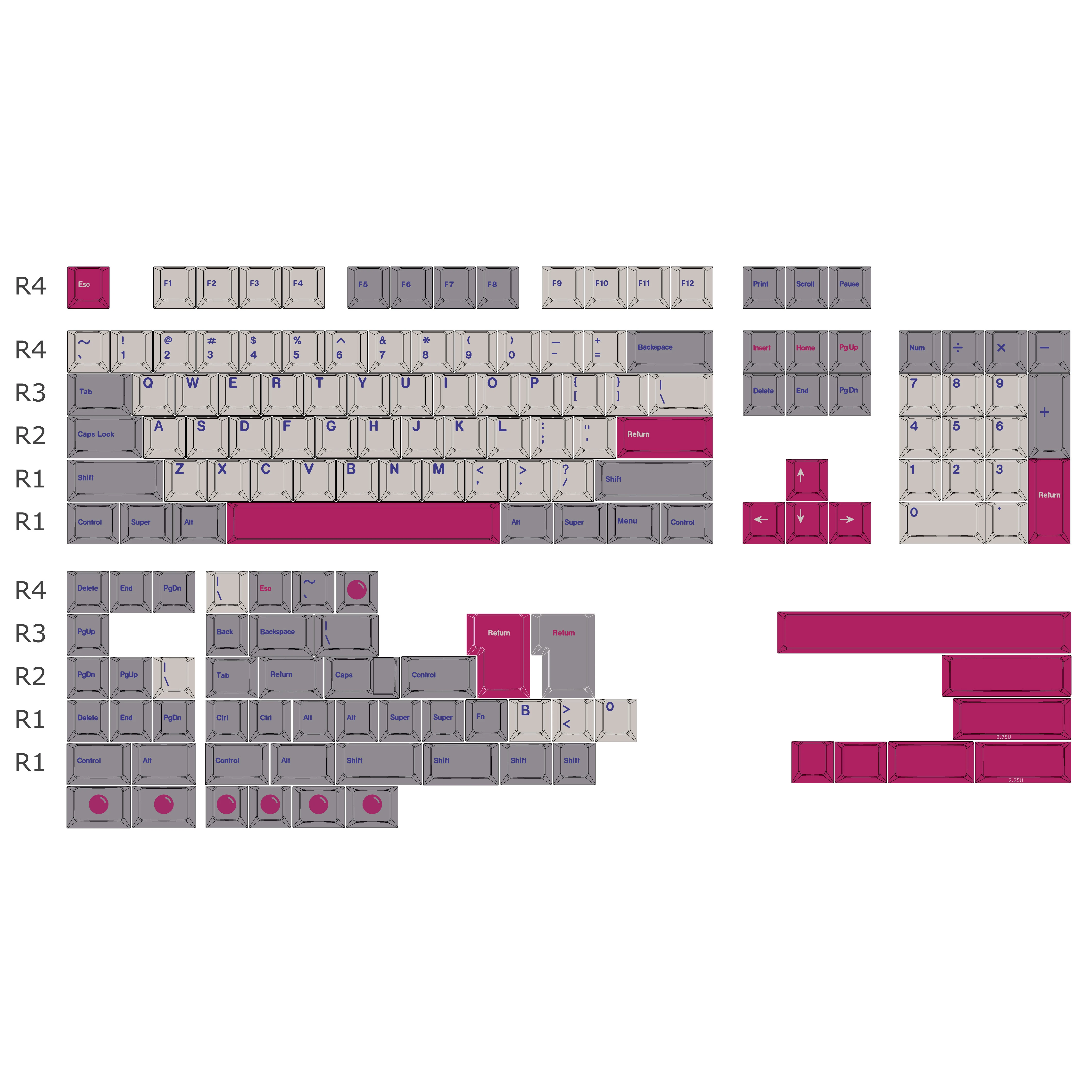 158 teclas GMK DMG Keycaps japonés inglés Cherry perfil KeyCap tinte sublimación Keycap para MX Switch acceso a teclado mecánico - imagen 4