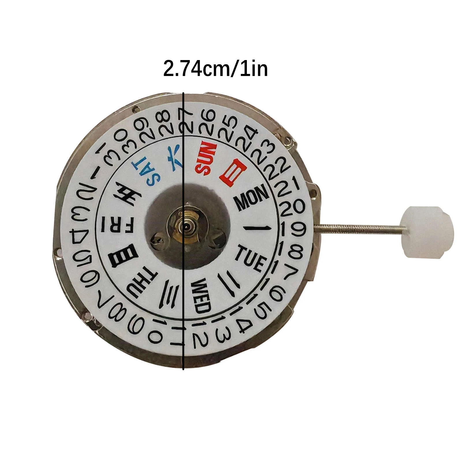 El movimiento NH36A de China puede reemplazar la fecha del movimiento NH36 de Japón, calendario semanal a las 3 en punto, mecánico automático NH36 de alta precisión - imagen 5