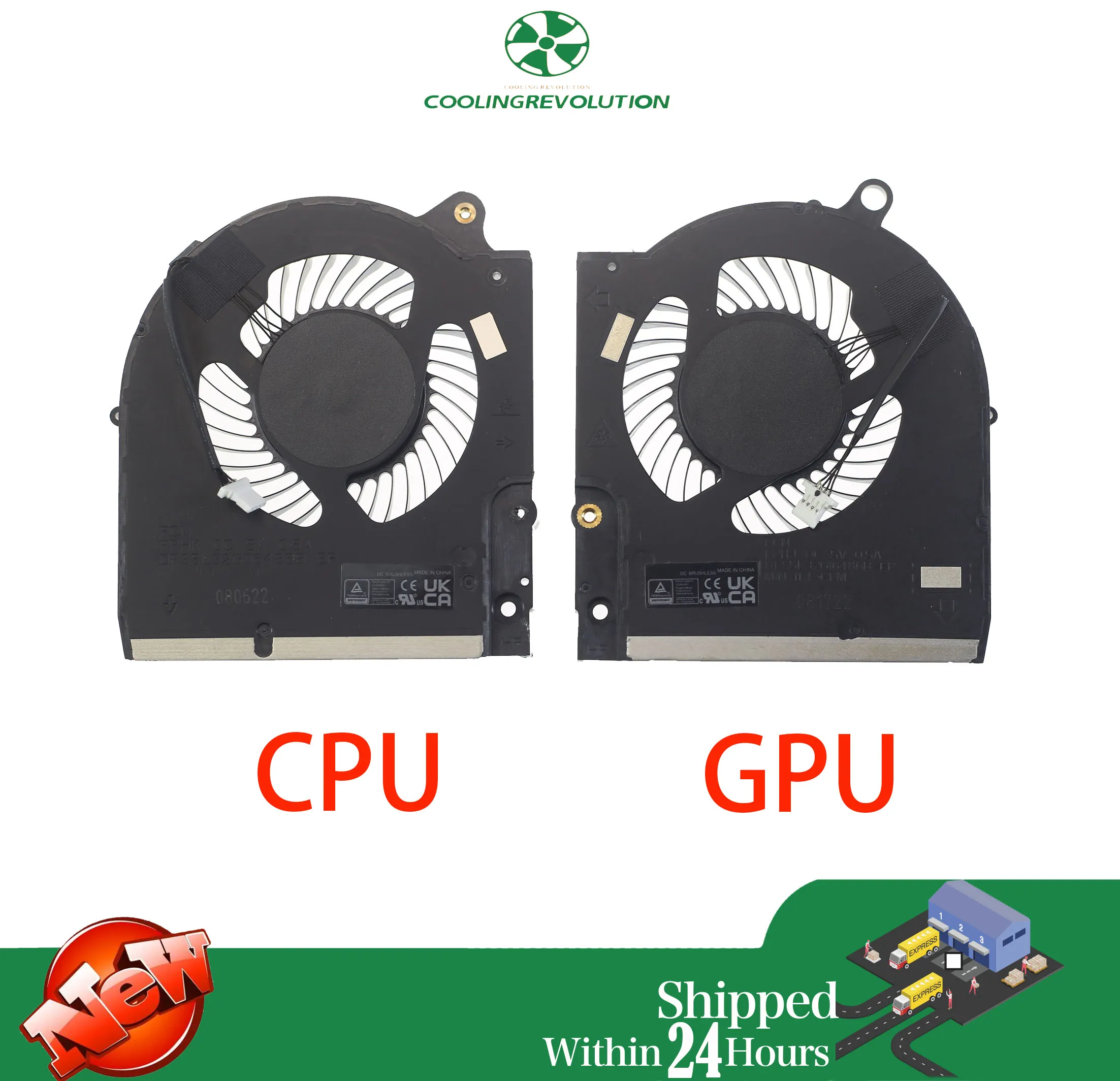 Ventilador de refrigeración GPU para CPU de ordenador portátil DC5V para Dell Alienware M15 R5 M15 R6 M15 Ryzen R5 M15 Ryzen R6 ventilador serie 2021 - imagen 2