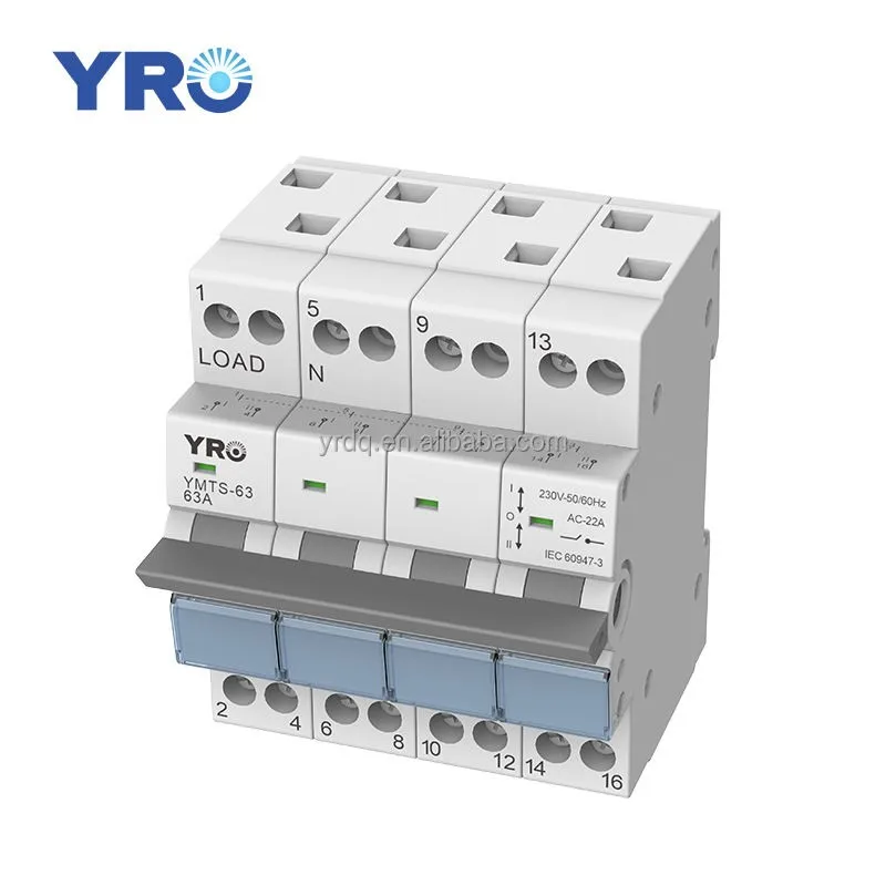 YRO 2P 40A MTS Doble potencia Transferencia manual Interruptor de aislamiento Disyuntor de enclavamiento - imagen 3