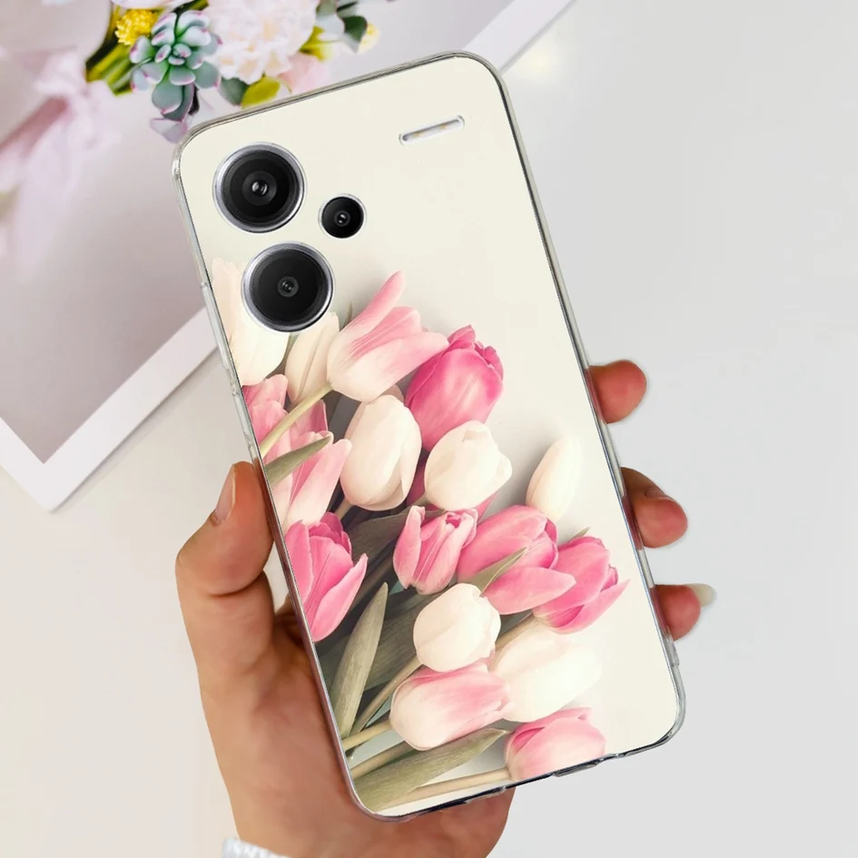 Para Xiaomi Redmi Note 13 5G Funda de lujo de mármol transparente Funda de teléfono para Redmi Note 13 Pro Plus Funda en Note 13 Pro 5G parachoques - imagen 3