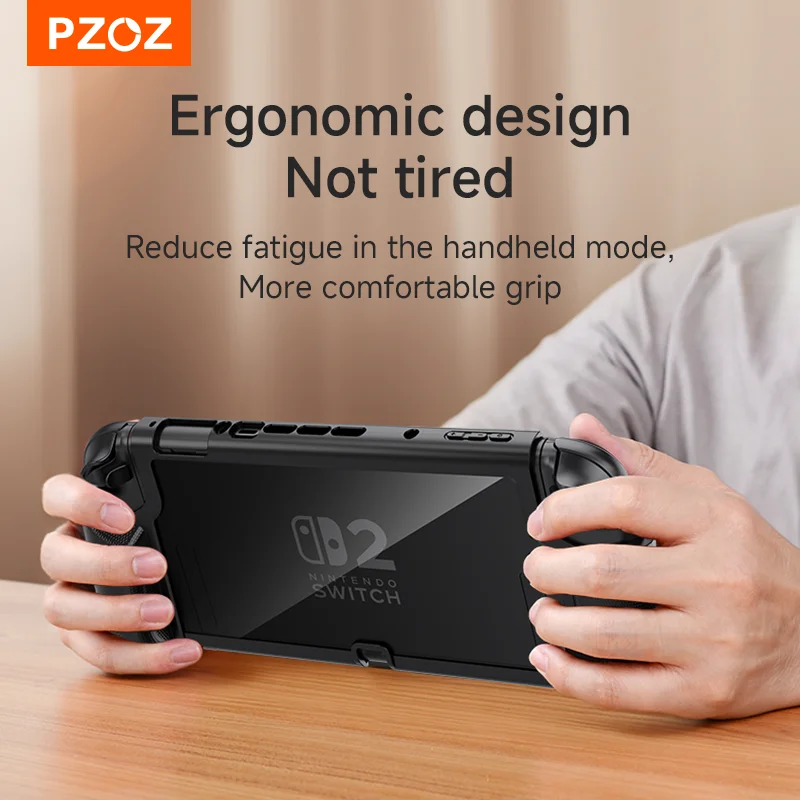 PZOZ Holder Case For Nitendo Switch 2 OLED Case Removable Handle Holder Protective Cover Pluggable Dock Ultra-thin Accessories - imagen 4