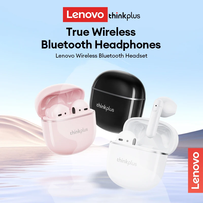 Auriculares originales Lenovo LP42 TWS Bluetooth V5.4 auriculares de música medio intrauditivos batería de larga duración IP6 a prueba de polvo