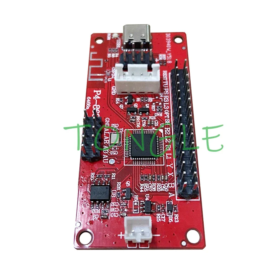 Placa PCB codificadora de joystick, USB, controlador de retardo cero, PC, PS3, PS4, Android, IOS, un jugador, Bluetooth inalámbrico con batería - imagen 5