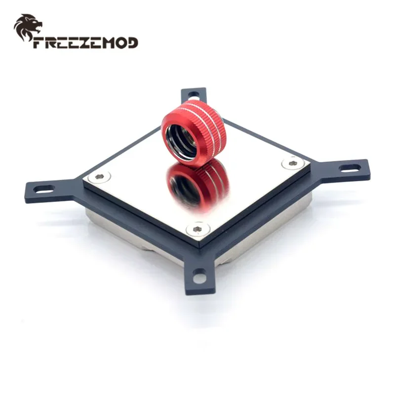 Bloque de agua de CPU FREEZEMOD para Intel 1151/115X/2011 1700, placa Base de latón de matriz completa, canal de chorro, enfriador de CPU, radiador de procesador - imagen 3