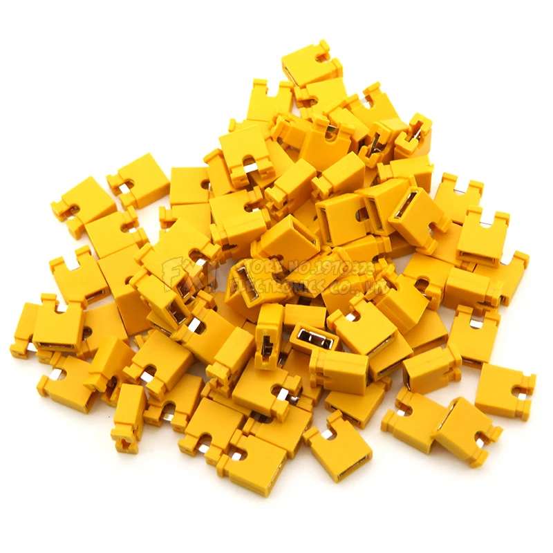 Puente de cabezal de Pin de 100mm de paso de piezas, tapa corta, cabezales y carcasas de cable, negro, amarillo, blanco, verde, rojo y azul para Arduino, 2,4 - imagen 5