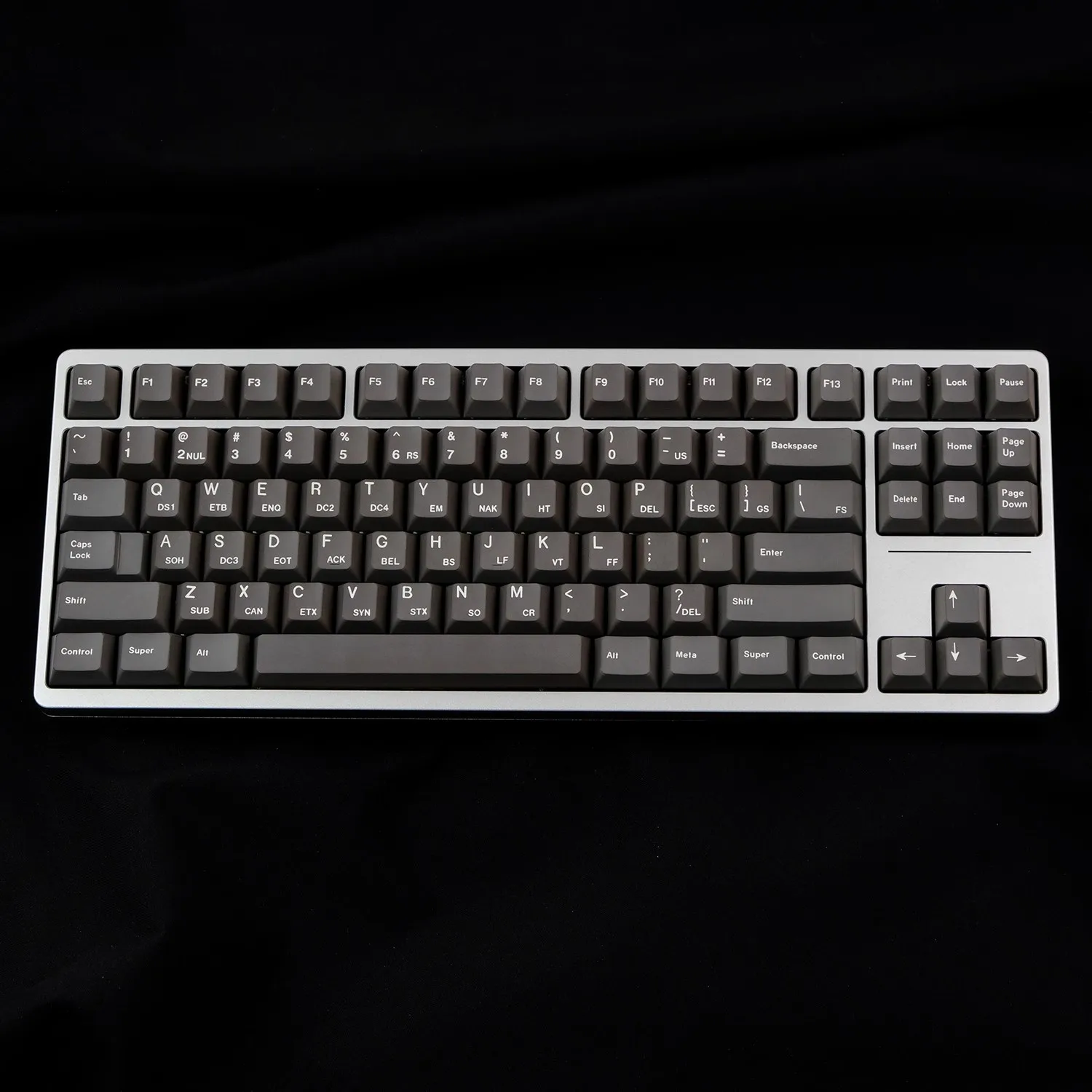 1 Juego de teclas clon GMK ASCII grises PBT 5 lados tinte subcama teclas perfil de cereza teclas a prueba de luz para interruptor MX Wooting 60 80 - imagen 2