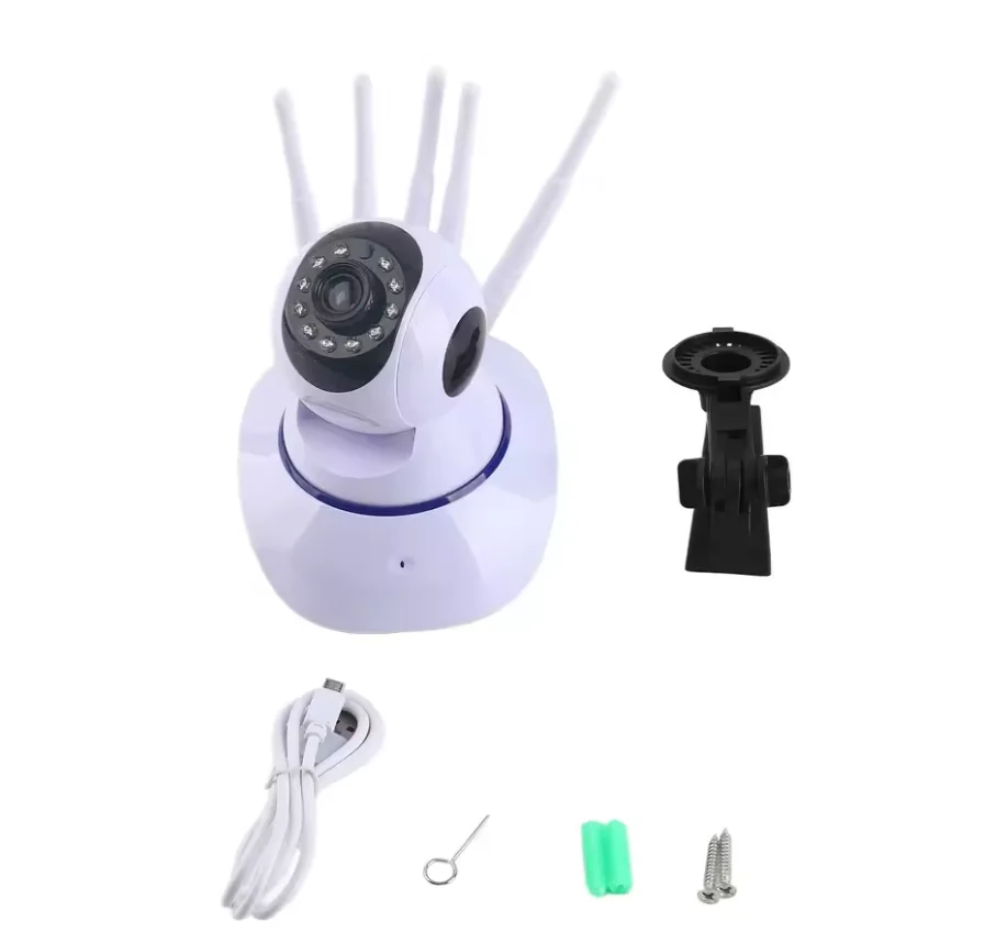 5 antenas Cámara WiFI a todo color HD Protección de seguridad para el hogar 360 ° Monitor de bebé con cámara web de vigilancia de señal fuerte - imagen 5