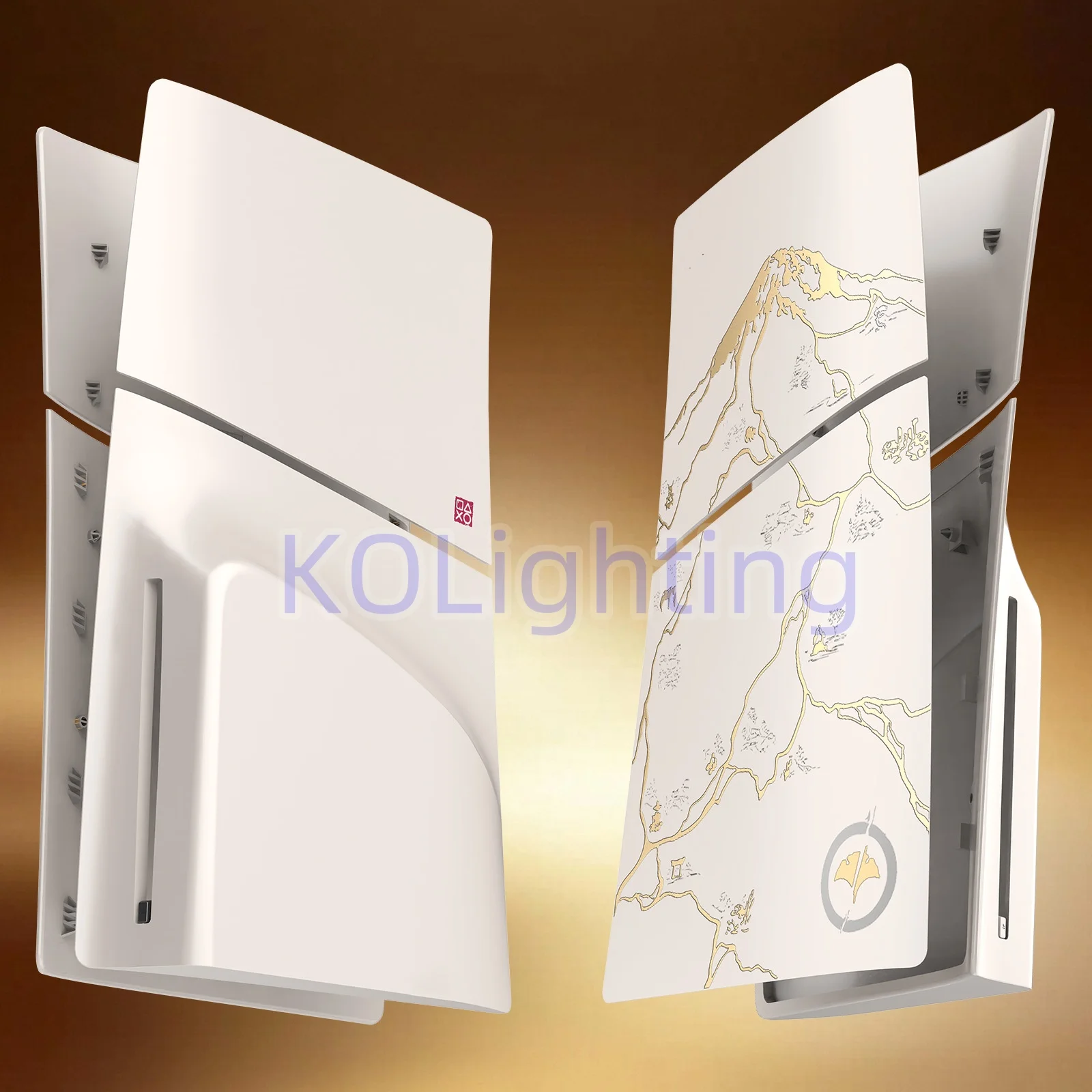 Nuevos accesorios actualizados PlayStation 5 Slim, placas de cubierta de placa frontal de repuesto protectora para PS5 Slim Disc Edition Ghost - imagen 3