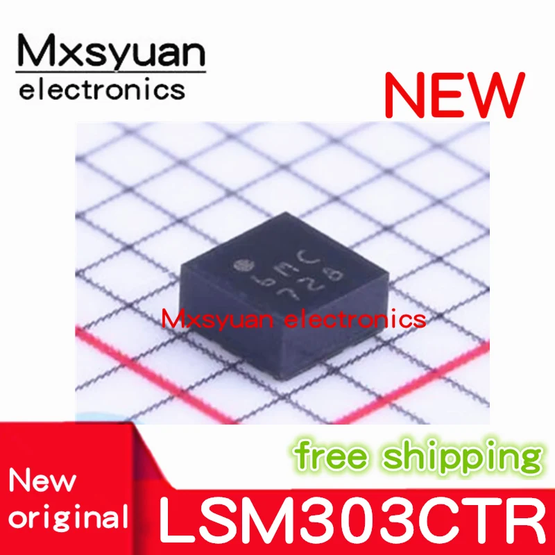 2 uds ~ 10 uds/lote LSM303CTR LSM303C LGA12 Mxsyuan 100% nuevo original
