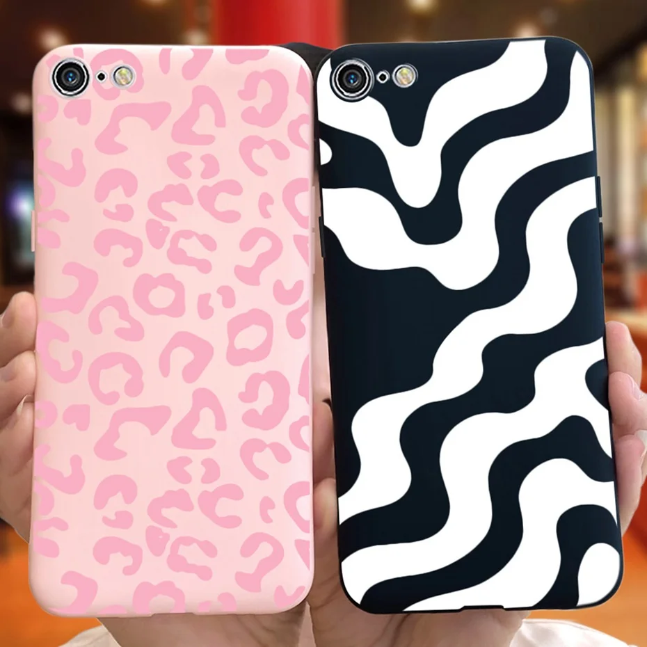 Para iPhone 6 6s Plus 6Plus nueva moda Coool funda de teléfono para iPhone6s 6 s Plus iPhone6 Color caramelo funda trasera de silicona suave TPU