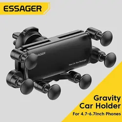 Essager Soporte Teléfono Coche – 6 Puntos Sistema Gravedad