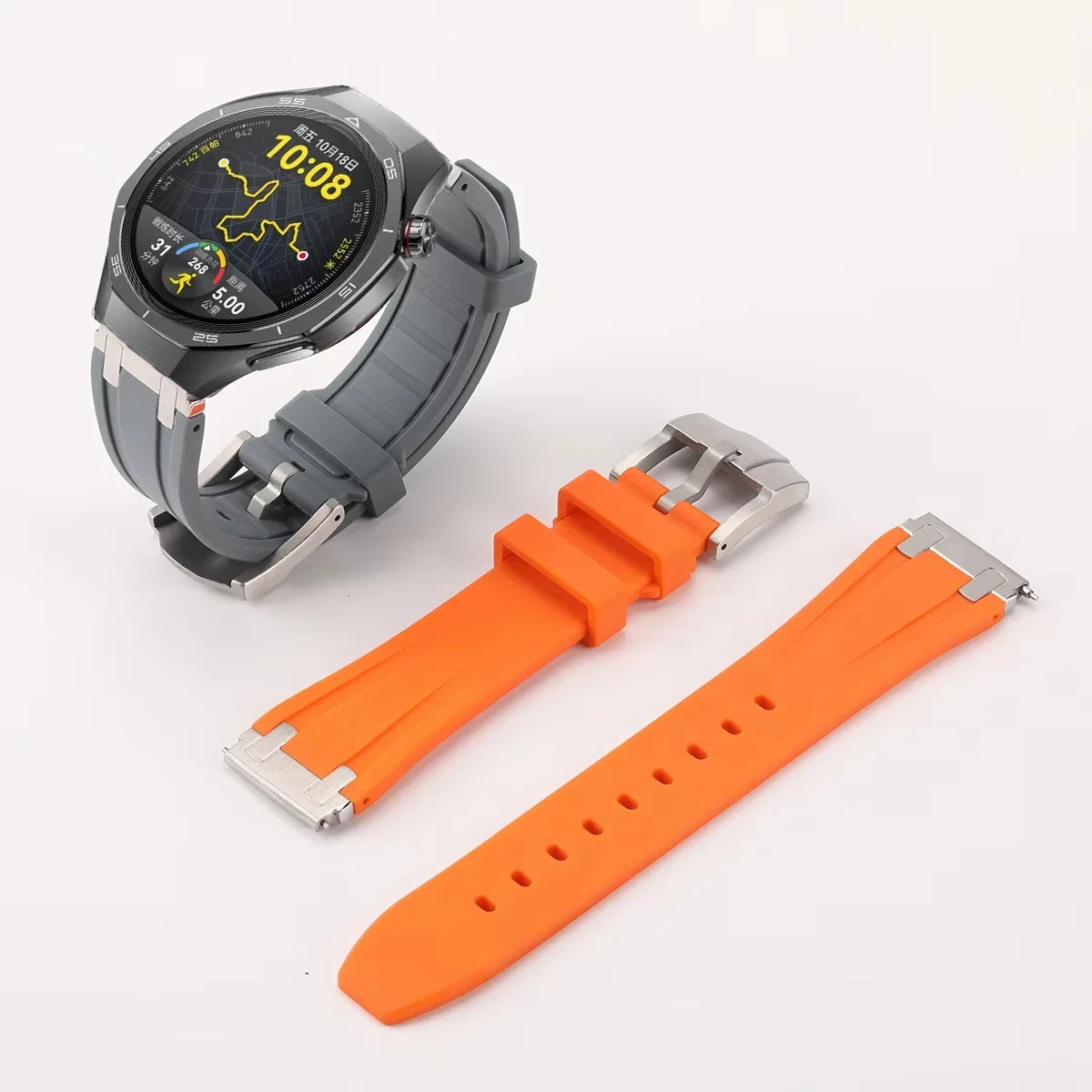 Correa de silicona líquida de 20mm y 22mm para Huawei Watch GT 5Pro, correa deportiva de 46mm para Huawei Watch 3 4 5 5Pro/GT2 3 4 46 42mm/GT2e GT2Pro - imagen 3