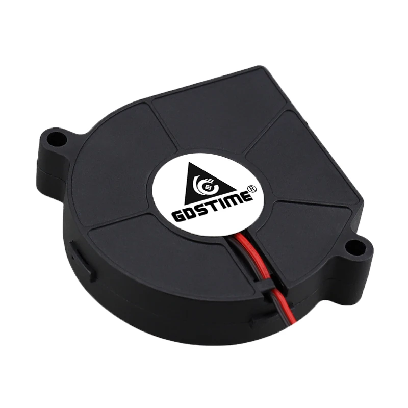 Gdstime-ventilador de refrigeración sin escobillas, 6CM, CC, 60mm, 5V, 12V, 24V, 2 pines, USB, 60x15mm, 6015 manguito, radiador disipador térmico, 2 uds. - imagen 4