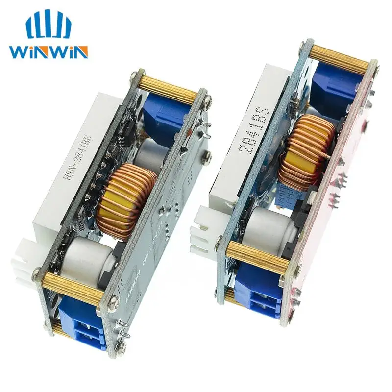 Módulo de carga reductor XL4015 5A de Potencia ajustable CC/CV, controlador LED, voltímetro, amperímetro, corriente constante, voltaje constante, 1 piezas - imagen 4