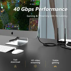 ZoeRax Cable Ethernet CAT8 40 Gbps SFTP – Exteriores e Interiores