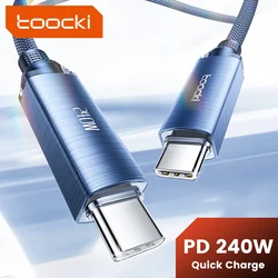 Cable USB-C PD Toocki Trenzado Carga Rápida Antienredos Duradero