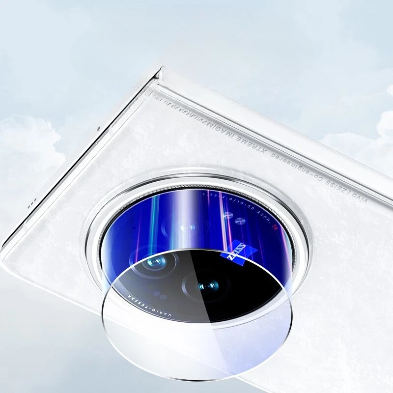 Película de lente de cámara trasera para Vivo X Fold5, protectores de cámara para Vivo X Fold 5, cubierta de lente de vidrio templado transparente - imagen 2