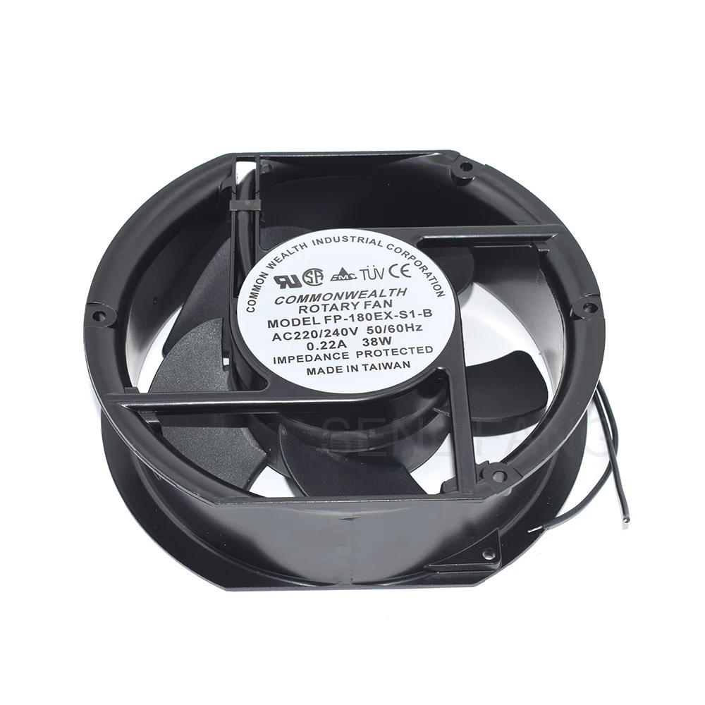Ventilador Axial de doble rodamiento, ventilador de refrigeración para armario, AC220/17251 V, 0.22A, 38W, FP-108EX-S1-B, 172, 150x240x51mm, buena calidad - imagen 3