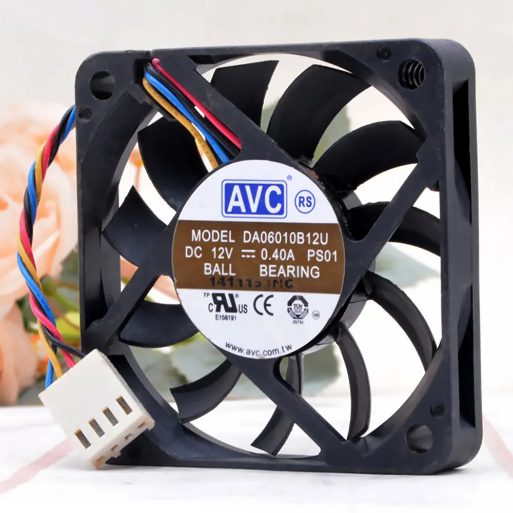 Ventilador 60mm AVC PWM Doble Rodamiento 12V – Refrigeración - imagen 2