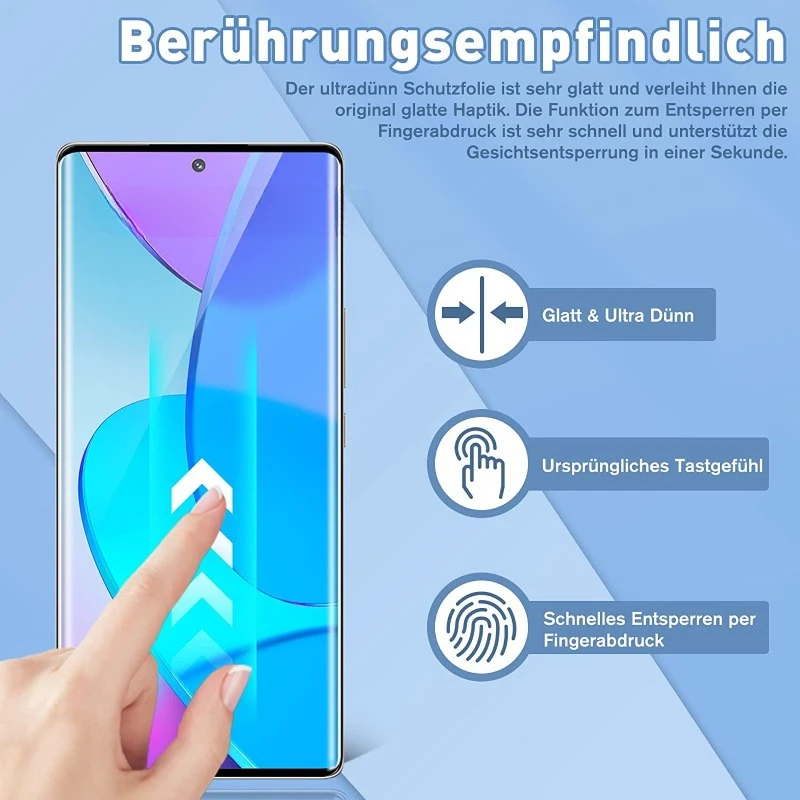 4 Uds 3D templado para Honor 5 Magic 4 Lite Ultimate X9a 80 70 60 50 Pro X40 Protector de pantalla película de vidrio - imagen 4