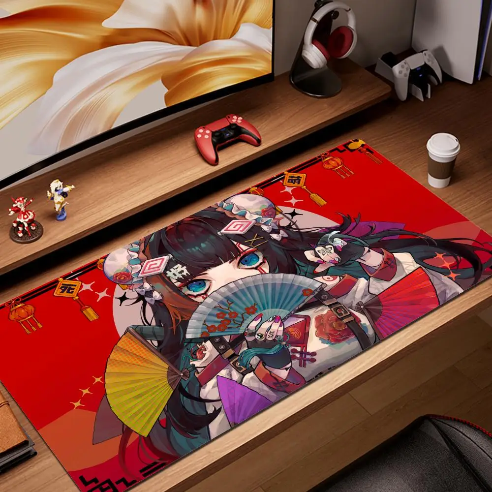 Nueva alfombrilla de ratón de gran tamaño 90x40, chicas sexys de Anime hechas de Material suave, adecuada tanto para uso en la oficina como en el hogar, cómoda de usar