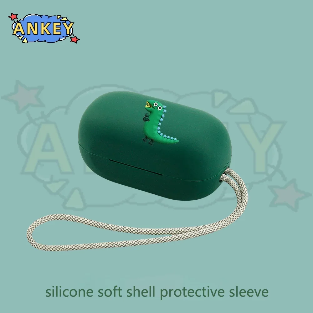 Funda de silicona para auriculares JBL Reflect Flow Pro / Mini NC/Aero, bonitos auriculares de perro, cubierta protectora suave para auriculares - imagen 5