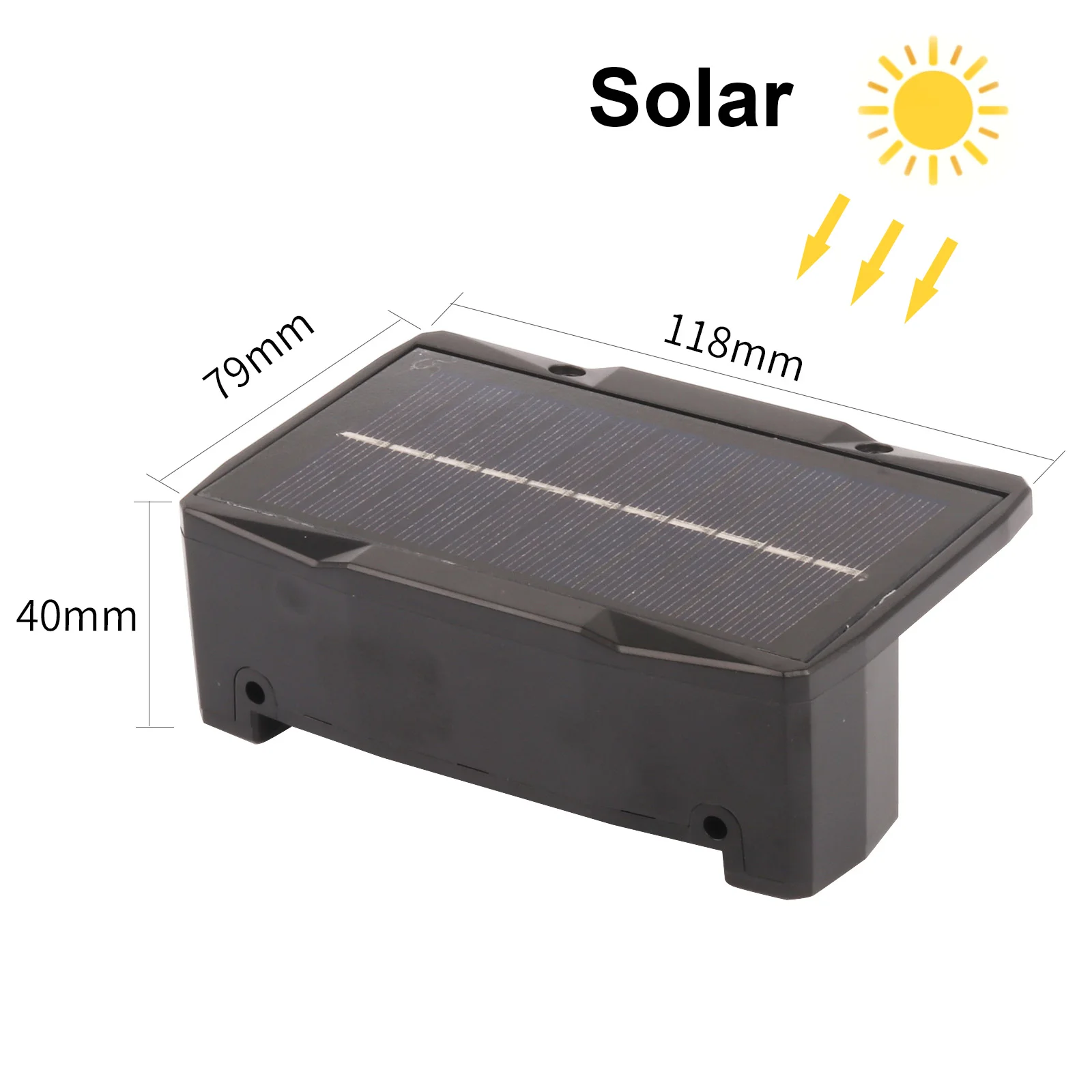 Lámpara Solar de pared RGB, lámparas de decoración, luz de valla para Patio, jardín, camino, exterior, IP65, resistente al agua - imagen 3