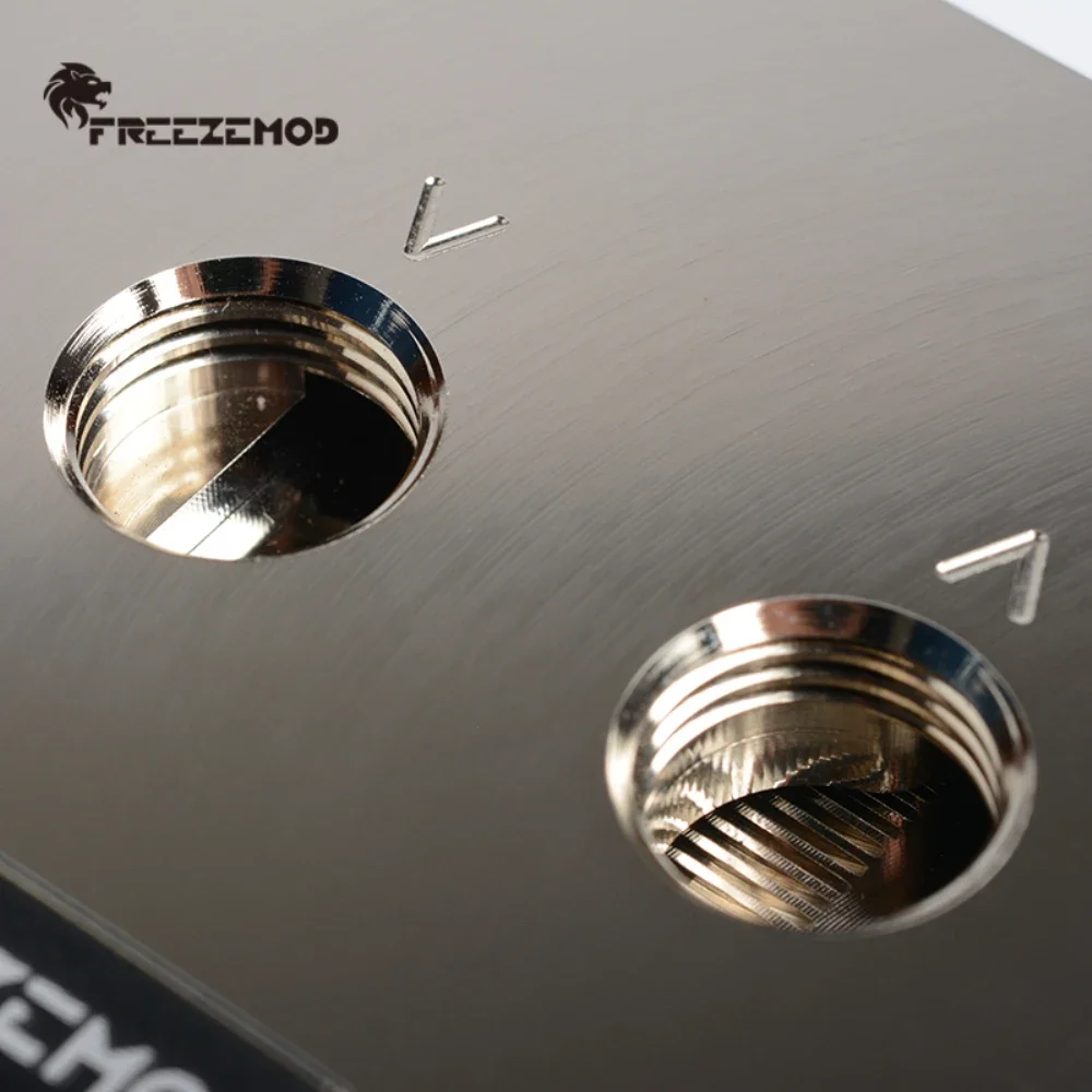 FREEZEMOD CPU bloque de agua para Intel LGA 115X 20XX procesador de cobre disipador de calor Metal RGB Arco Iris iluminación enfriador PC INTEL-JB3TR - imagen 2