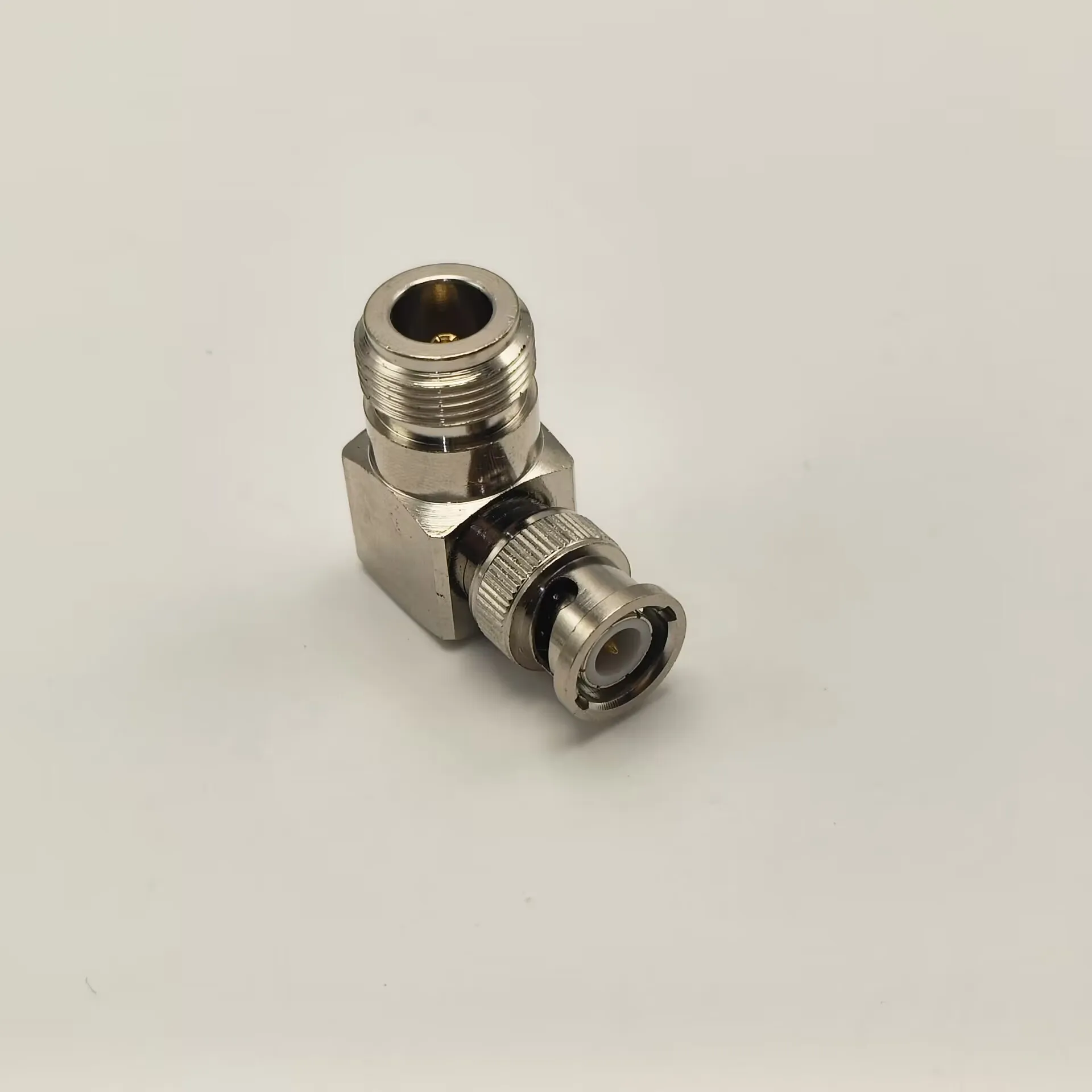 Conectores adaptadores coaxial RF de ángulo recto de 90 grados, 1 piezas N hembra a BNC macho - imagen 4