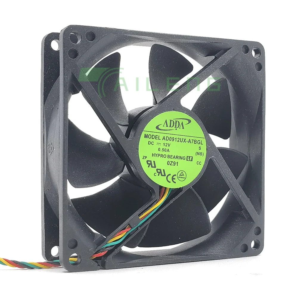 VENTILADOR de 92mm 90mm PWM 12V para ADDA AD0912UX-A7BGL 9225 92mm 3900RPM 50CFM ventilador de refrigeración de CPU - imagen 3
