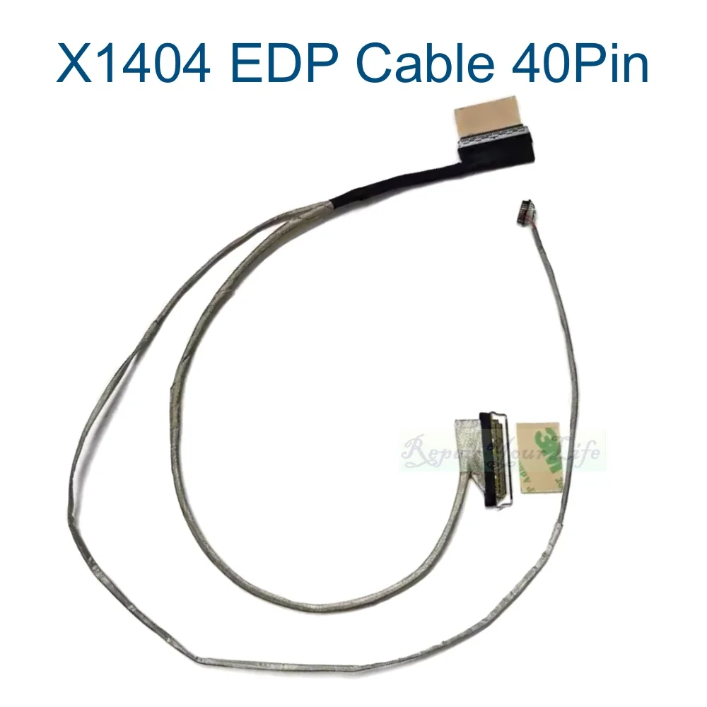 Cables de pantalla X1404 EDP para Asus VivoBook 14 X1404 F1404 F1404Z X1404V X1404Z conector de vídeo LCD para ordenador portátil 40 pines nuevo