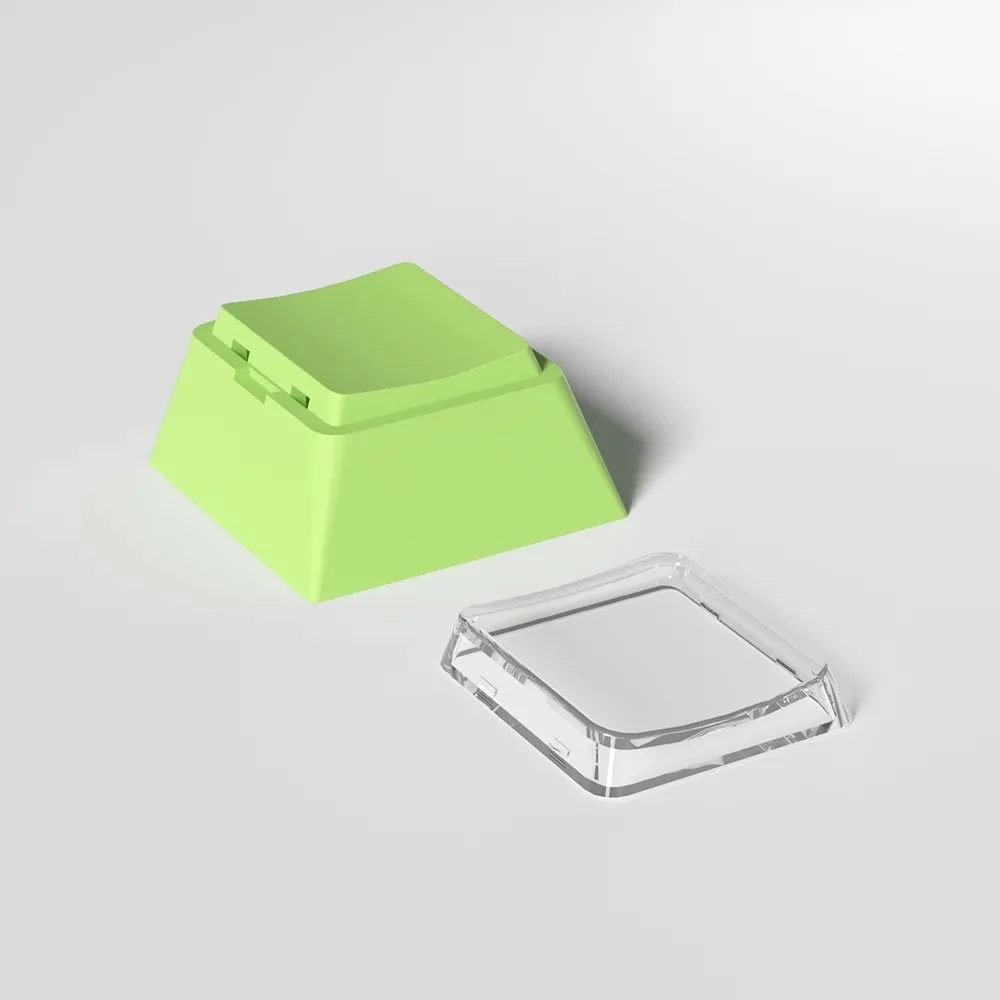 10 unids/pack Cherry Profile R4 teclas de altura PBT + PC en blanco 1U teclas Cherry perfil Keycap para teclado MX Switch - imagen 4