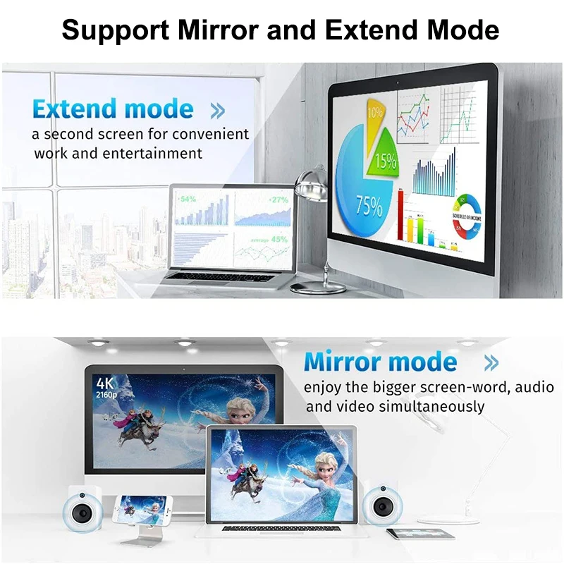 Cable Mini Displayport a HDMI, Adaptador 4K 1080P, Mini DP macho a HDMI hembra, compatible con Apple MacBook Air Pro - imagen 3