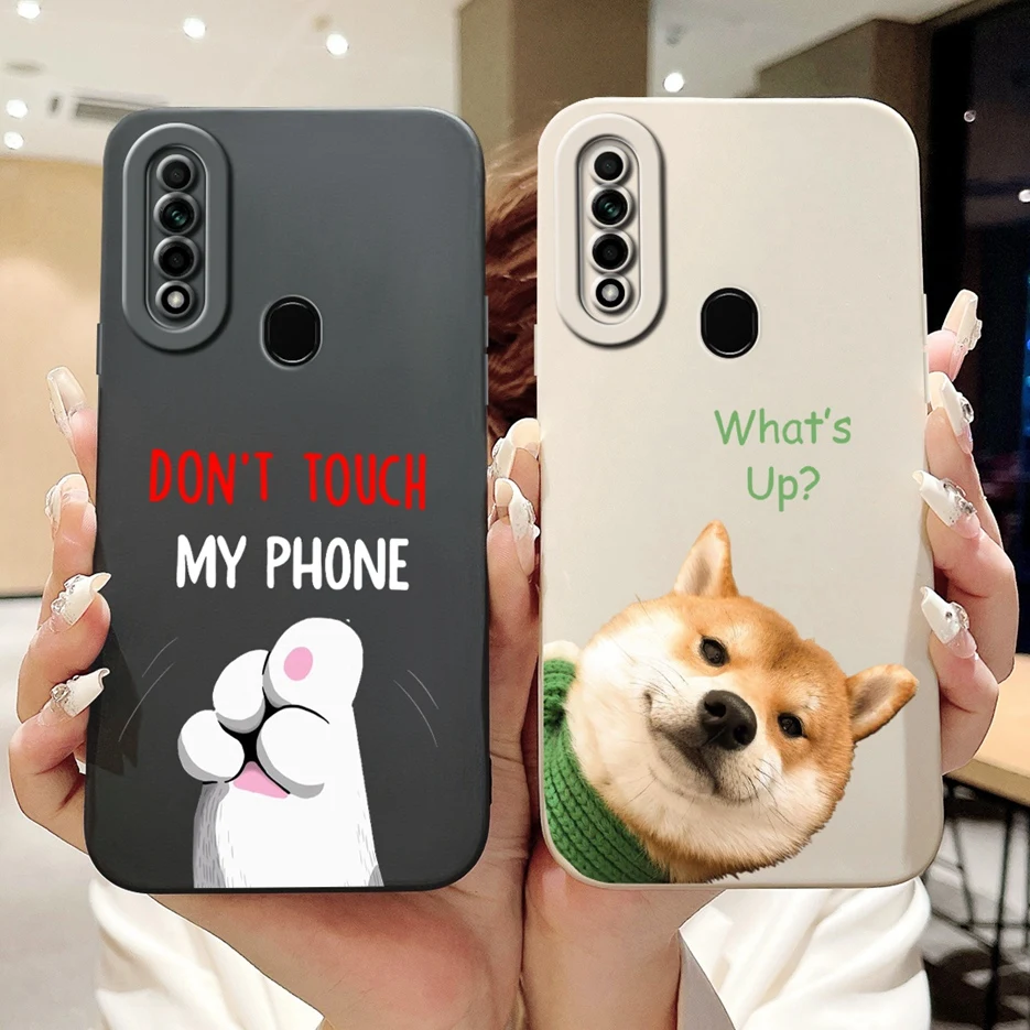 Para Oppo A31 2020 funda CPH2015 lindo Panda cubierta de dibujos animados a prueba de golpes funda de teléfono para Oppo A8 2019 OppoA8 OppoA31 Fundas suaves parachoques - imagen 2