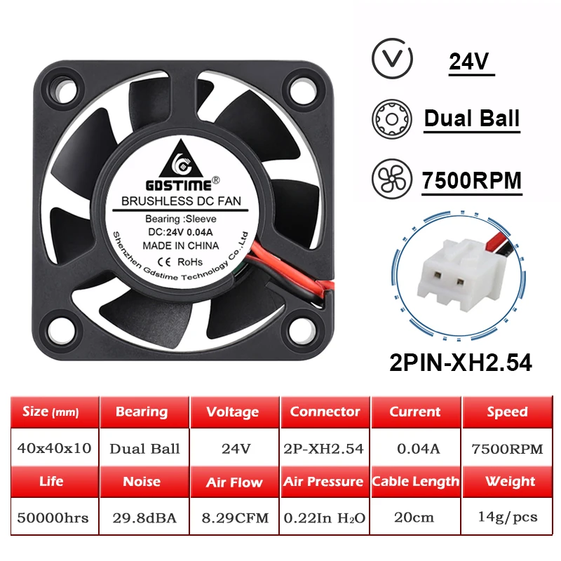 24V 2Ball 7500RPM