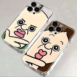 Funda Bang Tang Tang para iPhone 16-11, X y SE – Pareja Animada