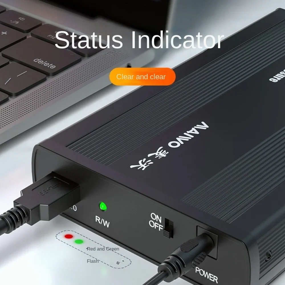 MAIWO Caja HDD de 3,5 pulgadas IDE a USB 2.0 Caja de disco duro externo de 3,5 pulgadas para disco HDD/SSD de 3,5 pulgadas para PC y portátil - imagen 4