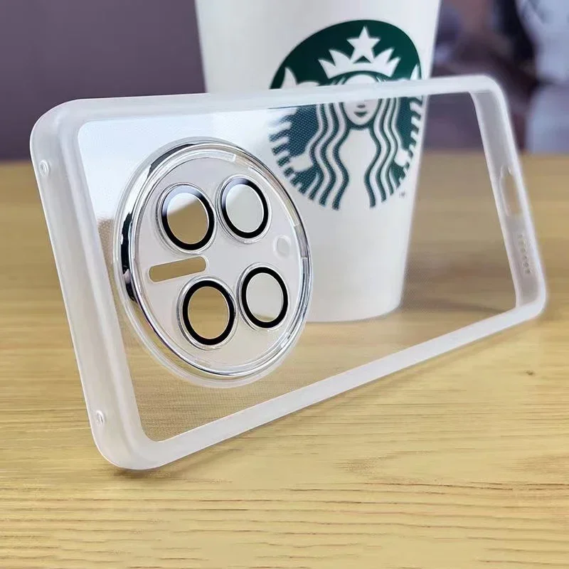 Funda de teléfono con protección de lente para Huawei Mate 50 50E Pro, Funda protectora de silicona suave para cámara completa para móvil Mate50 50Pro, Funda para niñas - imagen 2