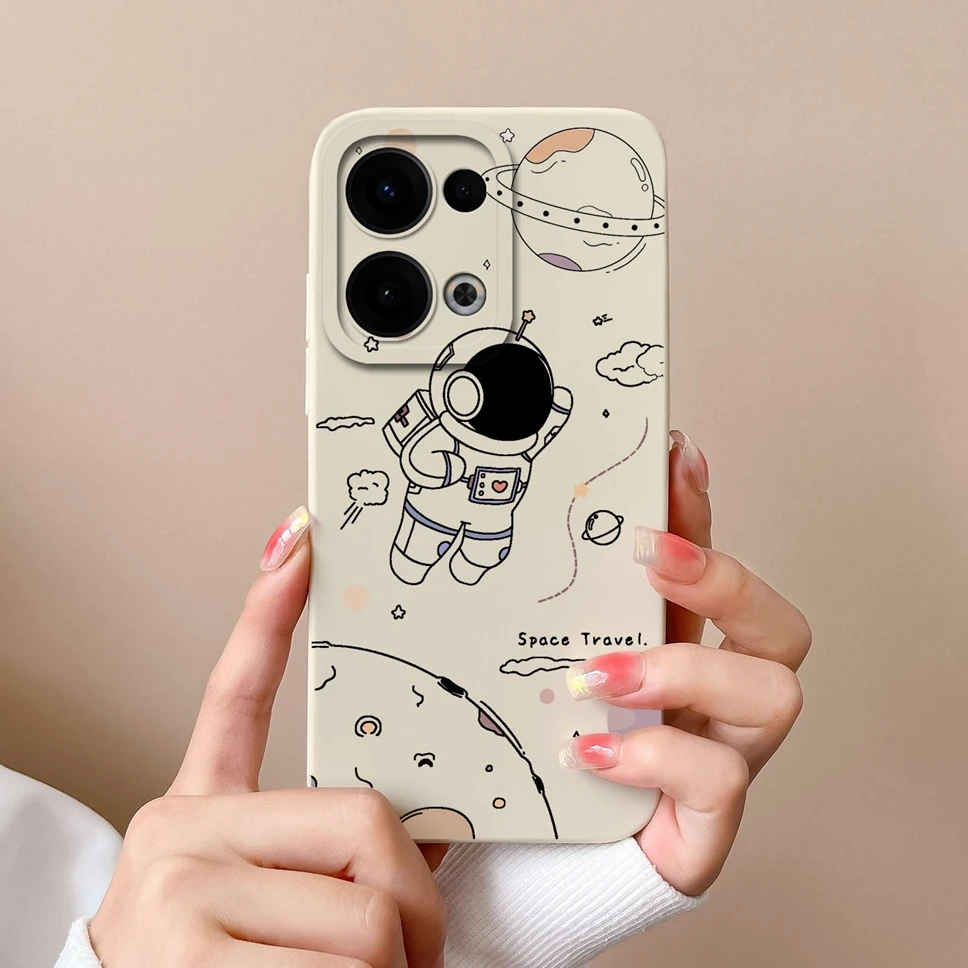 Funda para Oppo Reno 13 Pro 5G Capa lindo patrón de dibujos animados Funda protectora trasera de silicona para Oppo Reno13 Reno13Pro 5G Funda Coque - imagen 3